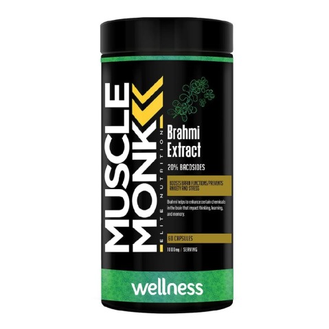 1 - MuscleMonk Brahmi Extract,  60 capsules 