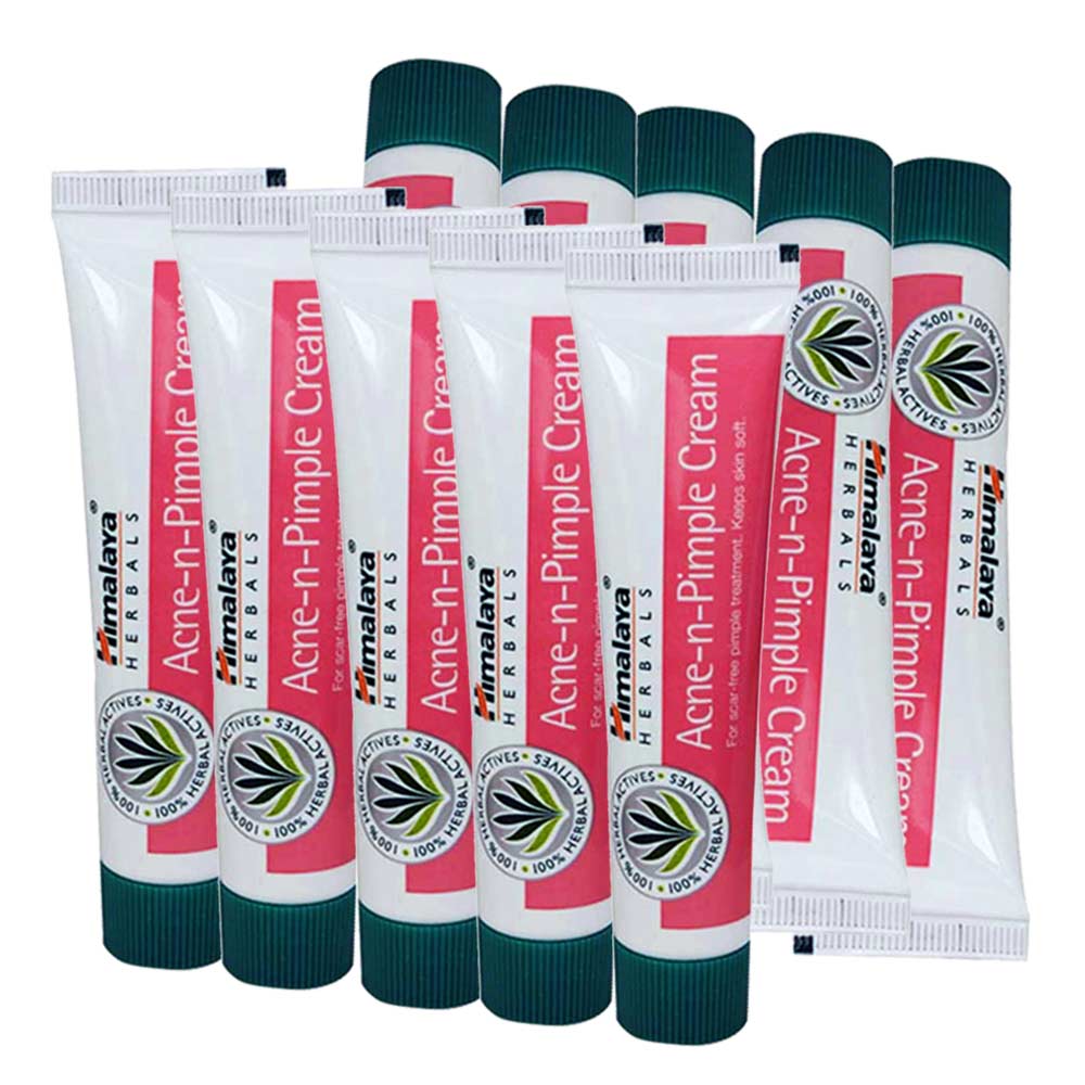 Himalaya Face Cream, 20 g Acne-n-Pimple -Pack of 10