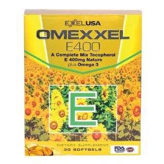 ExxelUSA Omexxel E400, 30 softgels