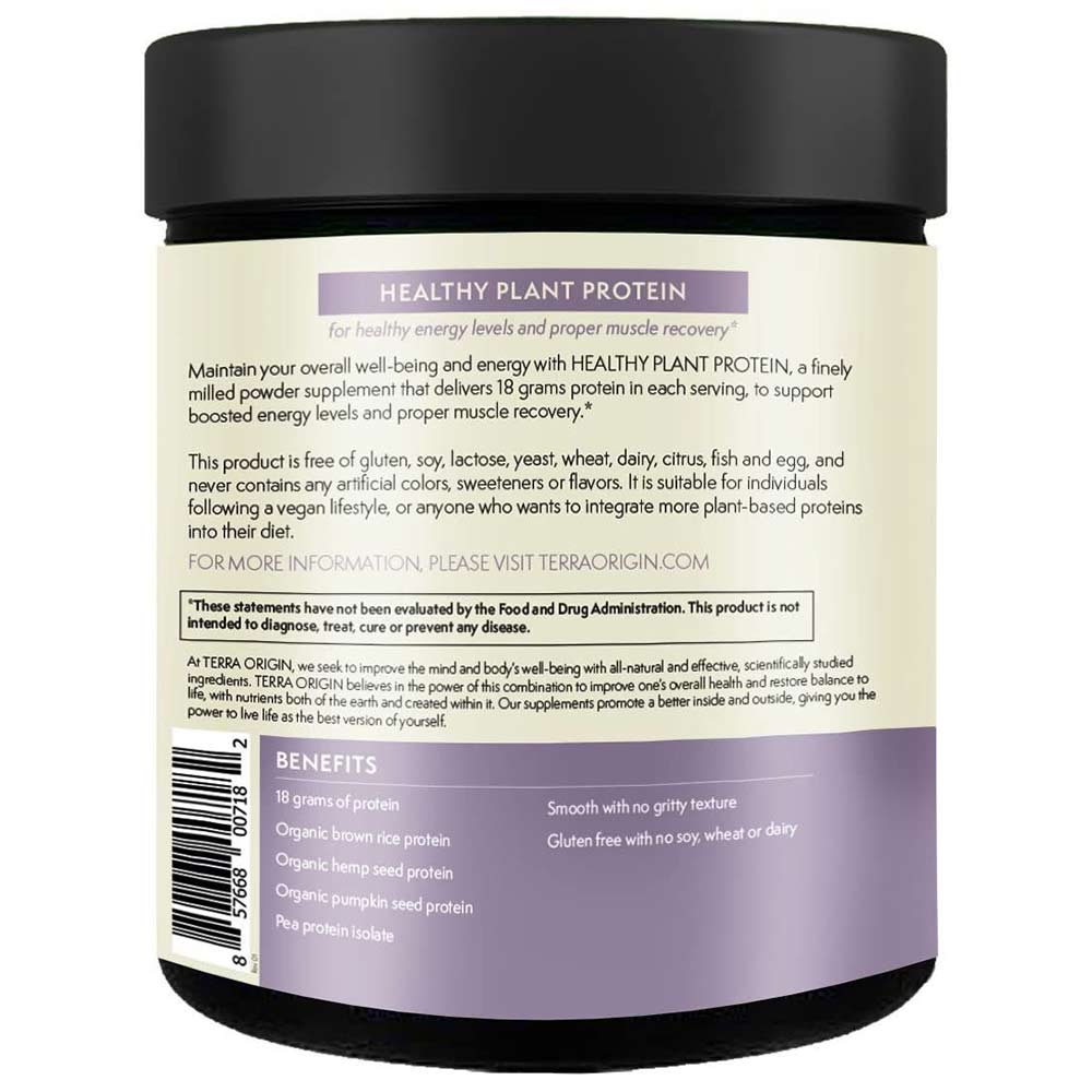 description - Terra Origin Plant Protein,  Vanilla Chai  0.94 lb 