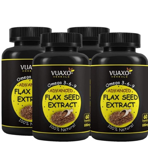 1 - Vuaxo Advanced Flaxseed Extract,  240 capsules 