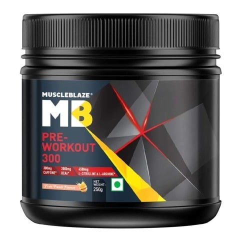 4 - MuscleBlaze Micronized Glutamine  OP,  0.55 lb  Fruit Punch 
