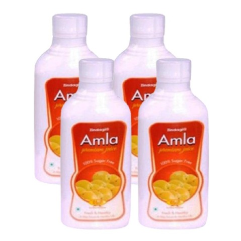 Zindagi Amla Juice - Pack of 4, Natural 500 ml Zindagi Amla Juice - Pack of 4, Natural 500 ml