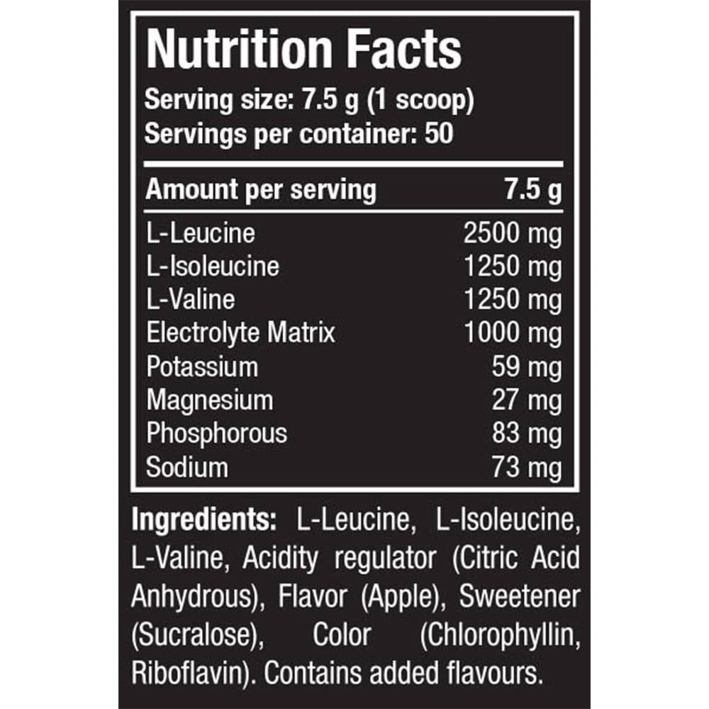 supplement - One Science Nutrition Recharge BCAA,  0.82 lb  50 Servings  Tropical Pineapple 
