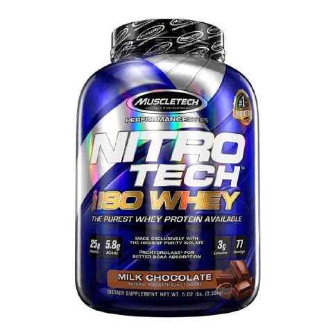 1 - MuscleTech Performance Series Nitrotech Iso Whey,  5.02 lb  Milk Chocolate 