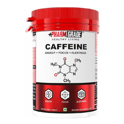 1 - Pharmgrade Healthy Living Caffeine,  60 tablet(s)  Unflavoured 