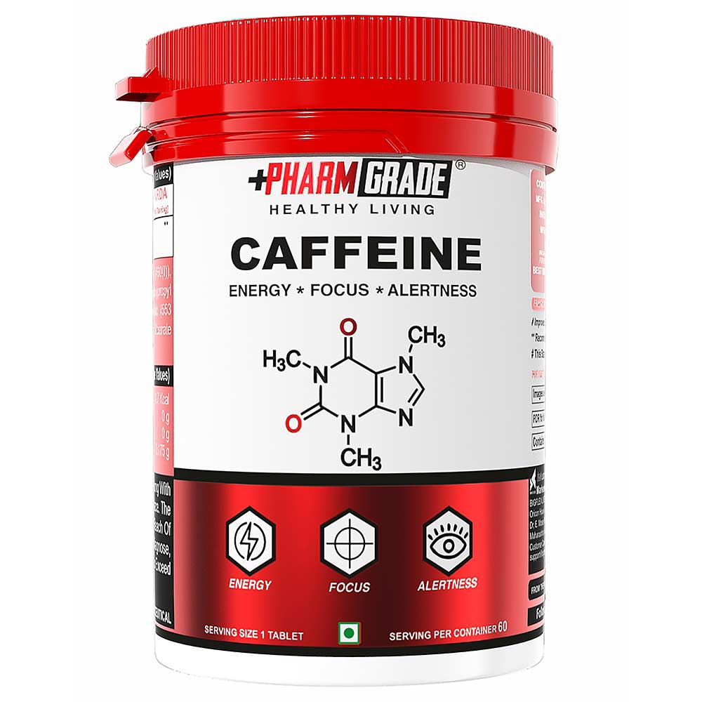 1 - Pharmgrade Healthy Living Caffeine,  60 tablet(s)  Unflavoured 
