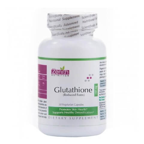 Zenith Nutrition Glutathione (250 mg), 30 capsules Zenith Nutrition Glutathione (250 mg), 30 capsules