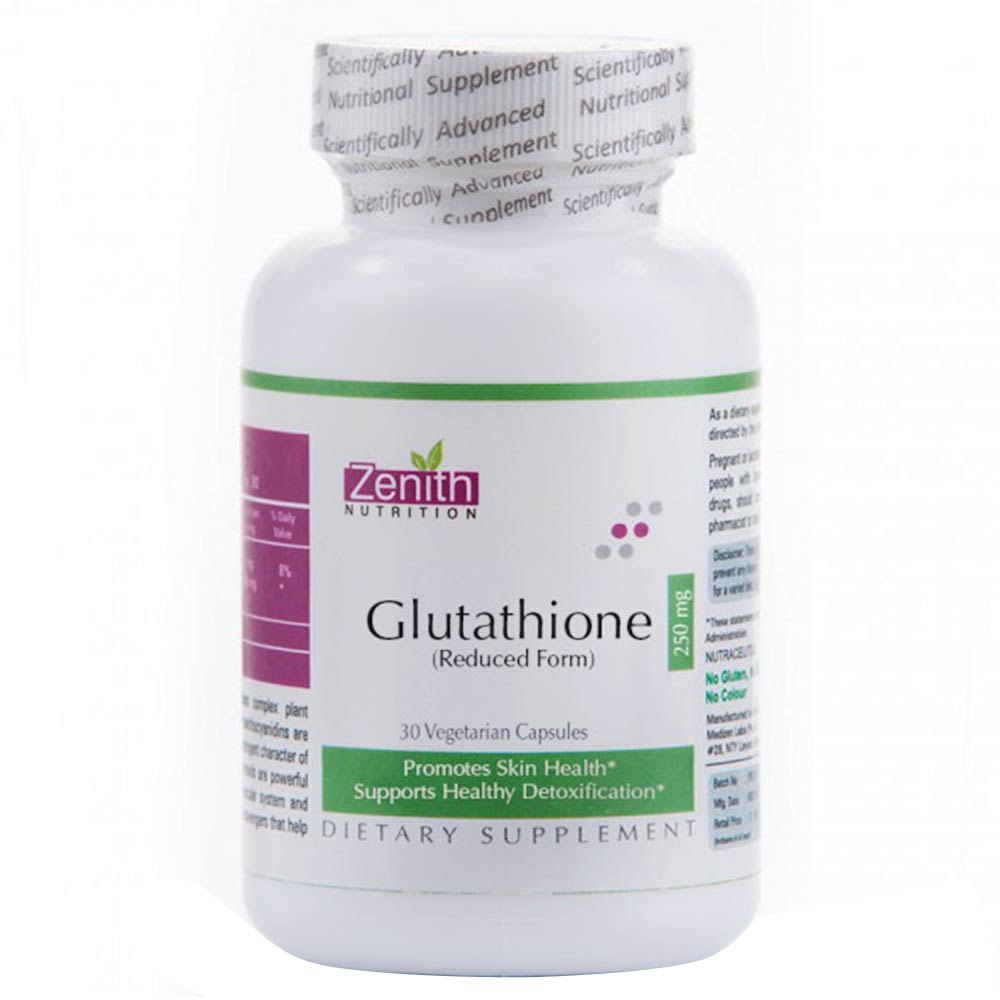glutathione zenith Review - Zenith Nutrition Glutathione 250 Mg 30 Capsules