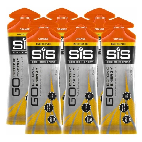 1 - Science In Sport SIS Gel Go Isotonic Energy,  6 Piece(s)/Pack  Orange 