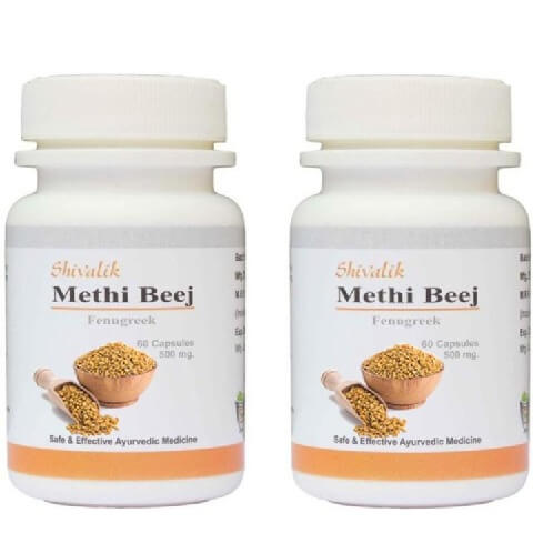 Shivalik Herbals Methi Beej (Fenugreek- Trigonella Foenum-Graecum), 120 capsules Shivalik Herbals Methi Beej (Fenugreek- Trigonella Foenum-Graecum), 120 capsules