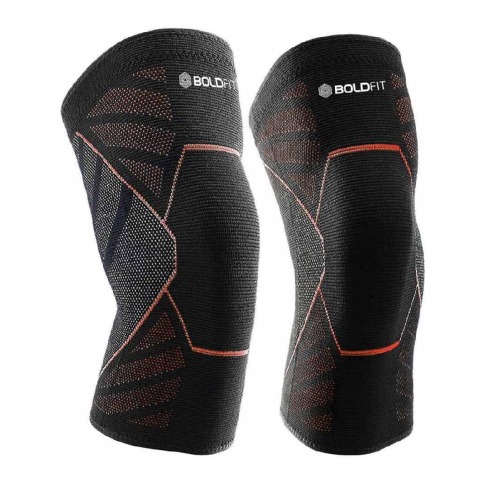 1 - Boldfit Knee Support Cap Brace, Black Small