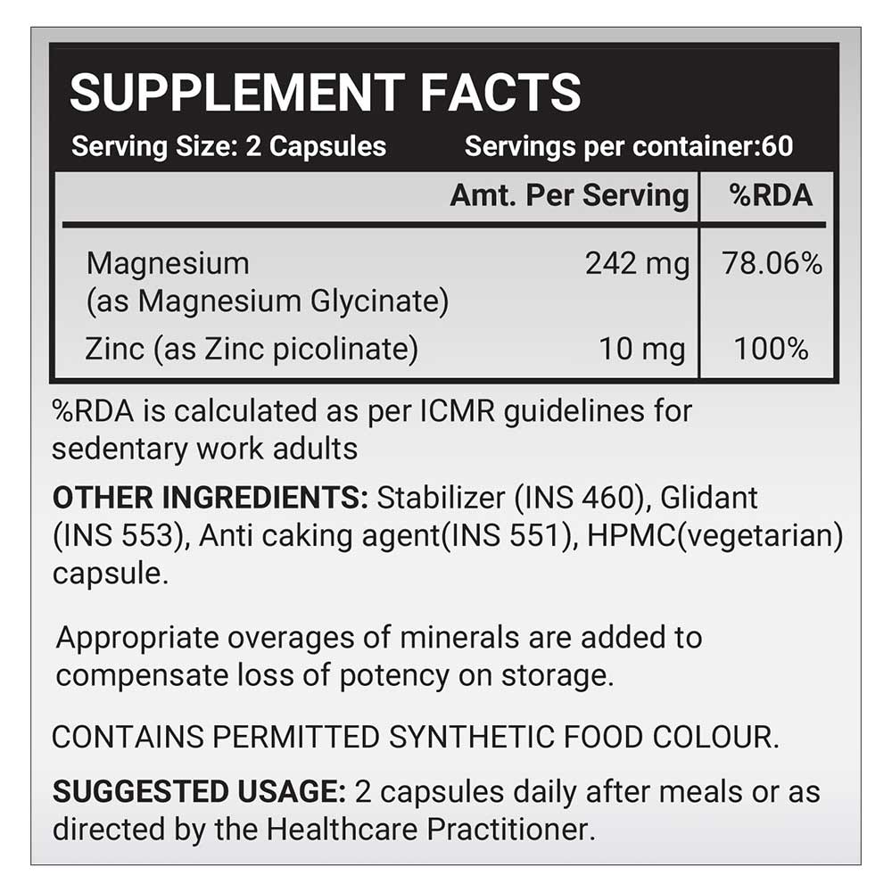 Magnesium Glycinate with Zinc Picolinate at Best Price in India