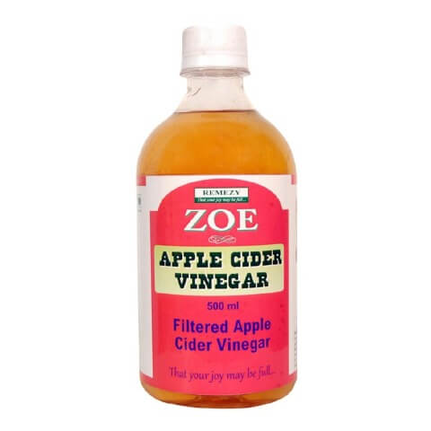Zoe Apple Cider Vinegar Filtered, 0.5 L Unflavoured Zoe Apple Cider Vinegar Filtered, 0.5 L Unflavoured