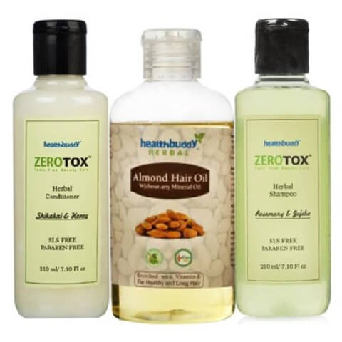 Healthbuddy Hair Growth Remedy Pack, Hair Growth 3 Piece(s)/Pack Healthbuddy Hair Growth Remedy Pack, Hair Growth 3 Piece(s)/Pack