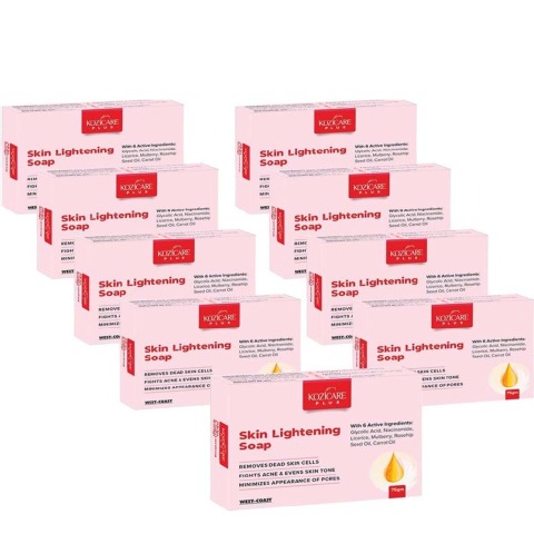 1 - Kozicare Plus Skin Lightening Soap (Pack of 9), 75 g For All Skin Type
