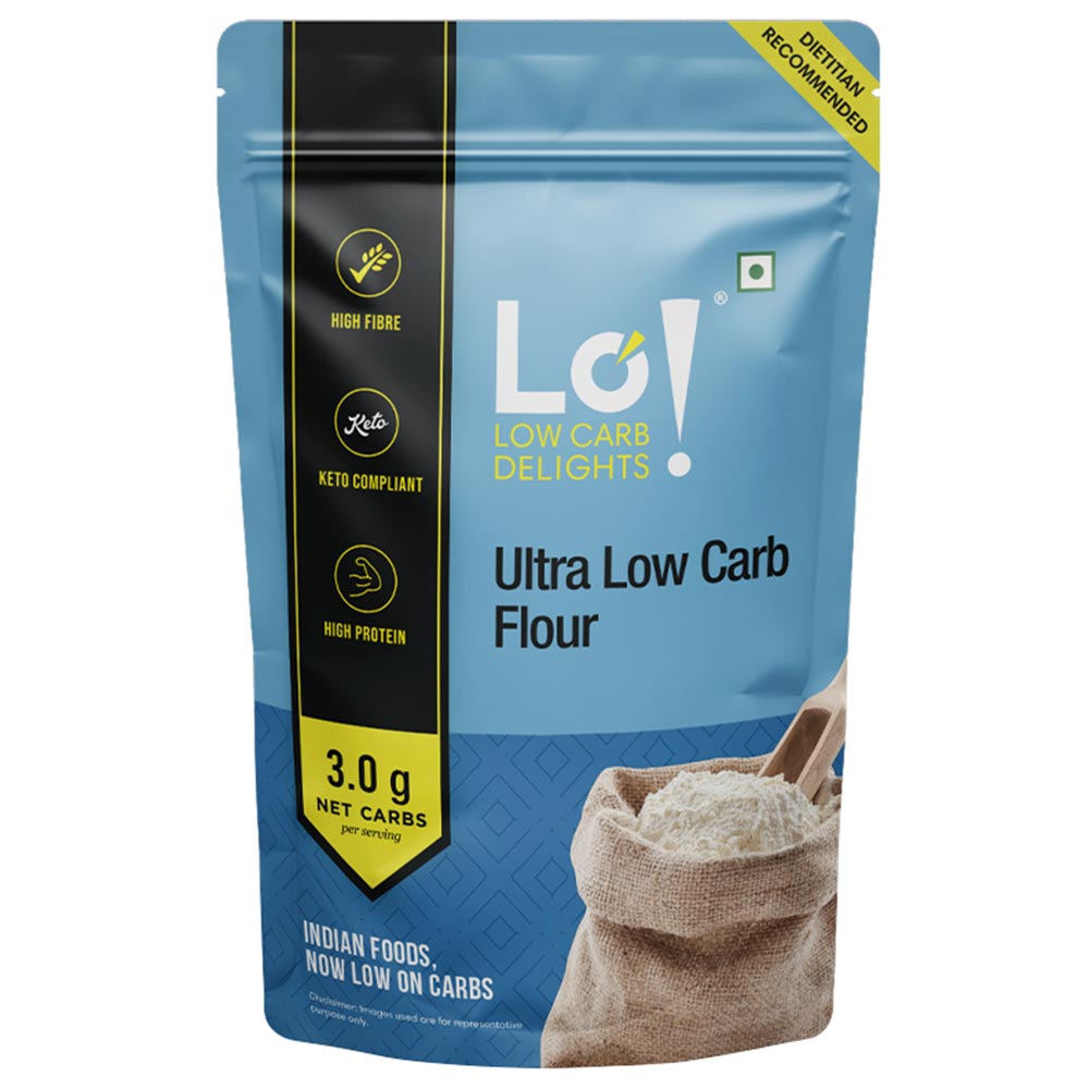 1 - Lo! Foods Ultra Low Carb Keto Atta,  Unflavoured  5 kg 