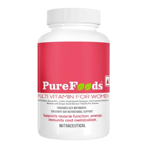 1 - PureFoods Multi Vitamin for Women,  60 capsules  Unflavoured 