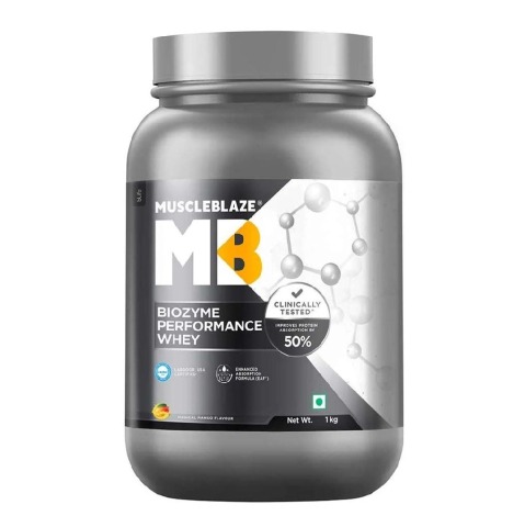 1 - MuscleBlaze Biozyme Performance Whey OP, 2.2 lb Magical Mango