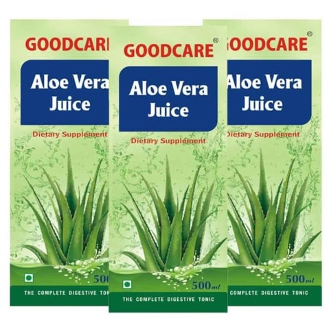 Goodcare Aloe Vera Juice - Pack of 3 Natural 0.500 L Goodcare Aloe Vera Juice - Pack of 3 Natural 0.500 L