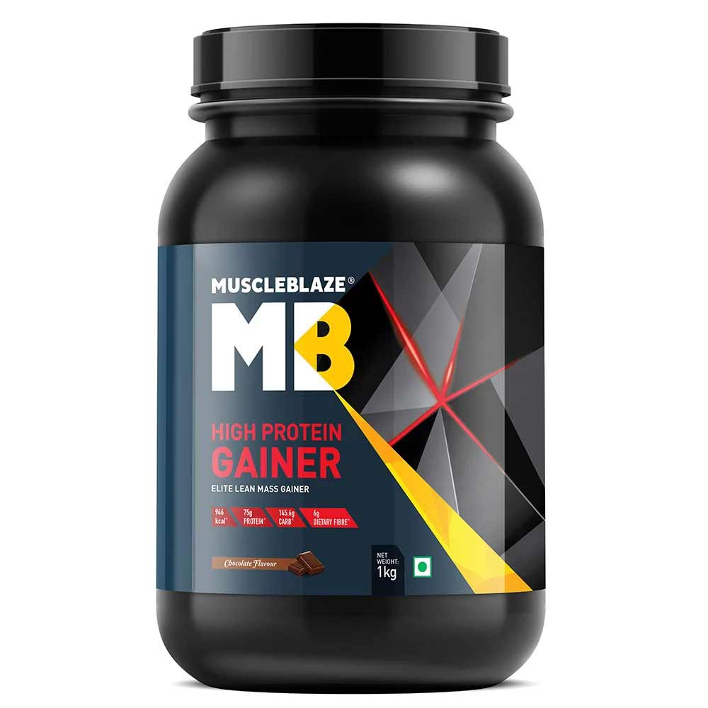 1 - MuscleBlaze High Protein Lean Mass Gainer OP,  2.2 lb  Chocolate 