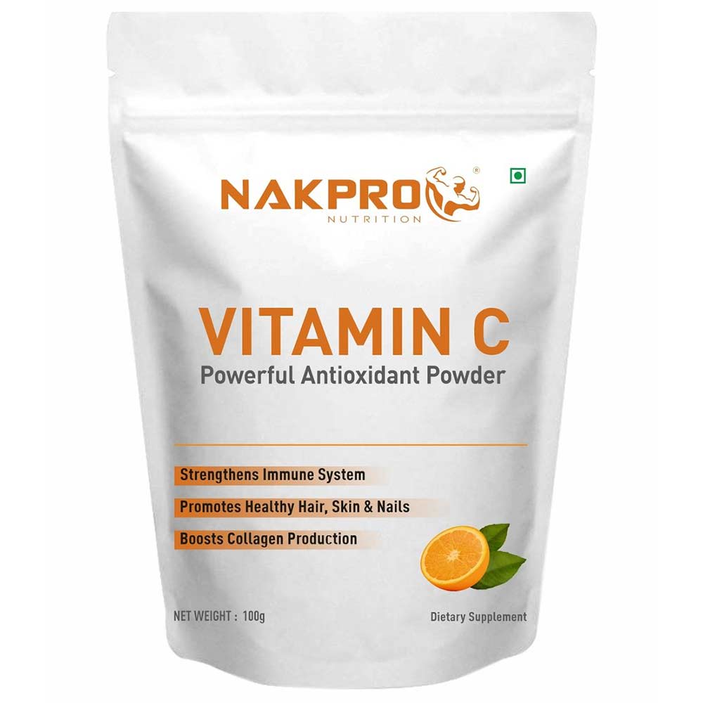 1 - Nakpro Vitamin C Powerful Antioxidant Powder,  100 g  Unflavoured 
