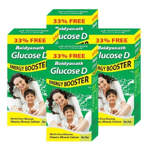 Baidyanath Glucose D - Pack of 4 0.500 kg Unflavoured Baidyanath Glucose D - Pack of 4 0.500 kg Unflavoured