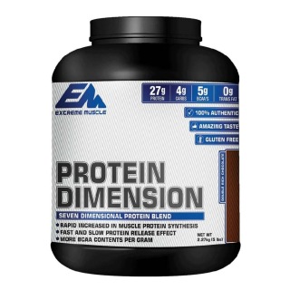 Extreme Muscle Protein Dimension, 5 lb Double Rich Chocolate
