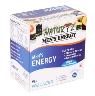 Naturyz Men's Energy Multivitamin, Unflavoured 60 capsules