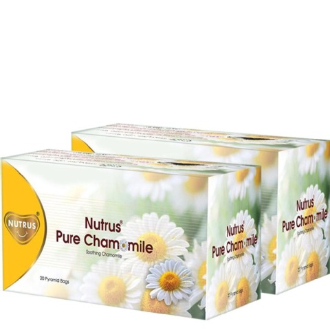 Nutrus Pure Chamomile Tea Unflavoured 20 Tea Bag(s) Pack of 2 Nutrus Pure Chamomile Tea Unflavoured 20 Tea Bag(s) Pack of 2