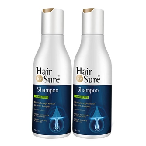 Hair for Sure Shampoo - Pack of 2 175 ml Hair Growth Hair for Sure Shampoo - Pack of 2 175 ml Hair Growth