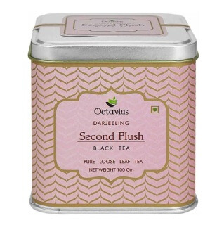 Octavius Darjeeling Second Flush Black Tea, Unflavoured 0.1 kg