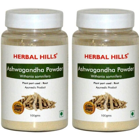 Herbal Hills Ashwagandha Powder (Pack of 2), 0.1 kg Herbal Hills Ashwagandha Powder (Pack of 2), 0.1 kg