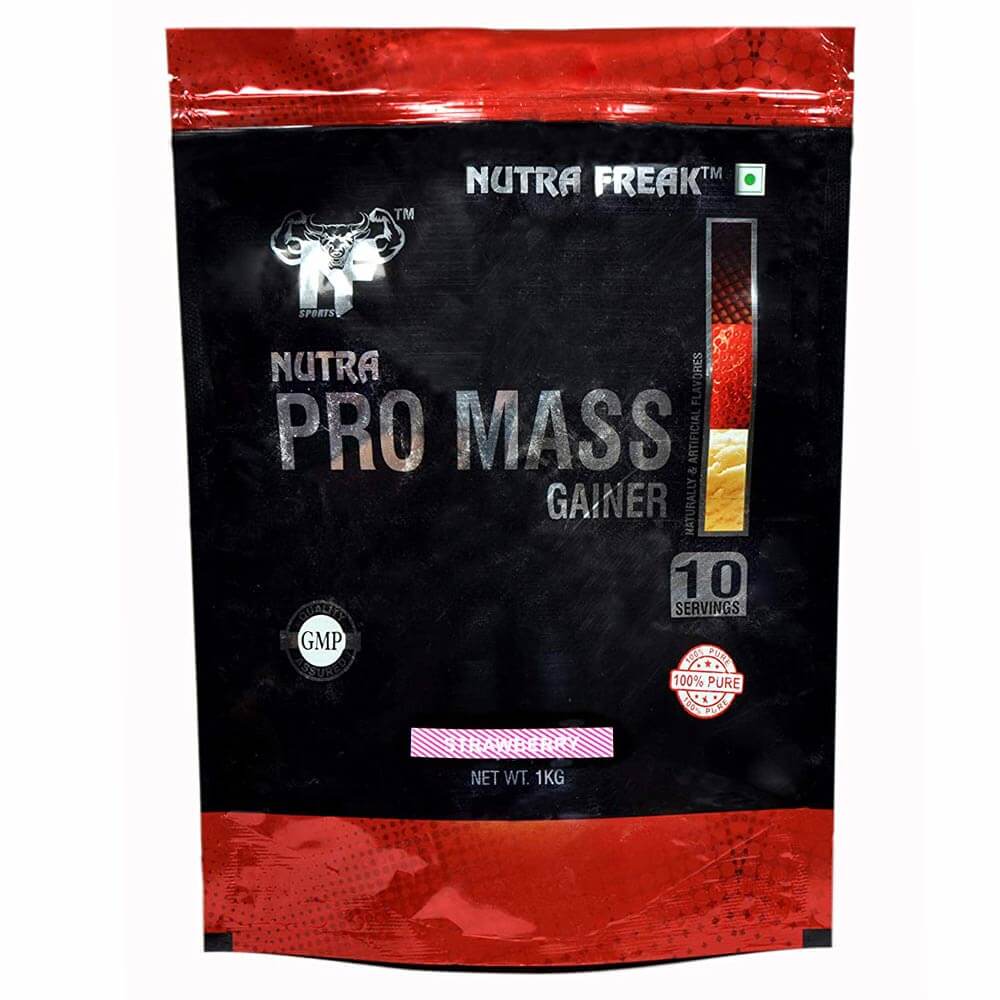 1 - Nutra Freak Pro Mass Gainer,  2.2 lb  Strawberry 