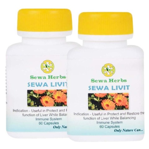 Sewa Herbs Livit, 60 capsules - Pack of 2 Sewa Herbs Livit, 60 capsules - Pack of 2