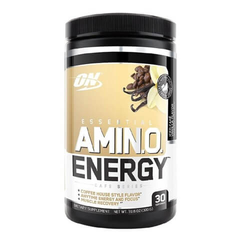 ON (Optimum Nutrition) Essential Amino Energy,  0.66 lb  30 Servings  Iced Cafe Vanilla 