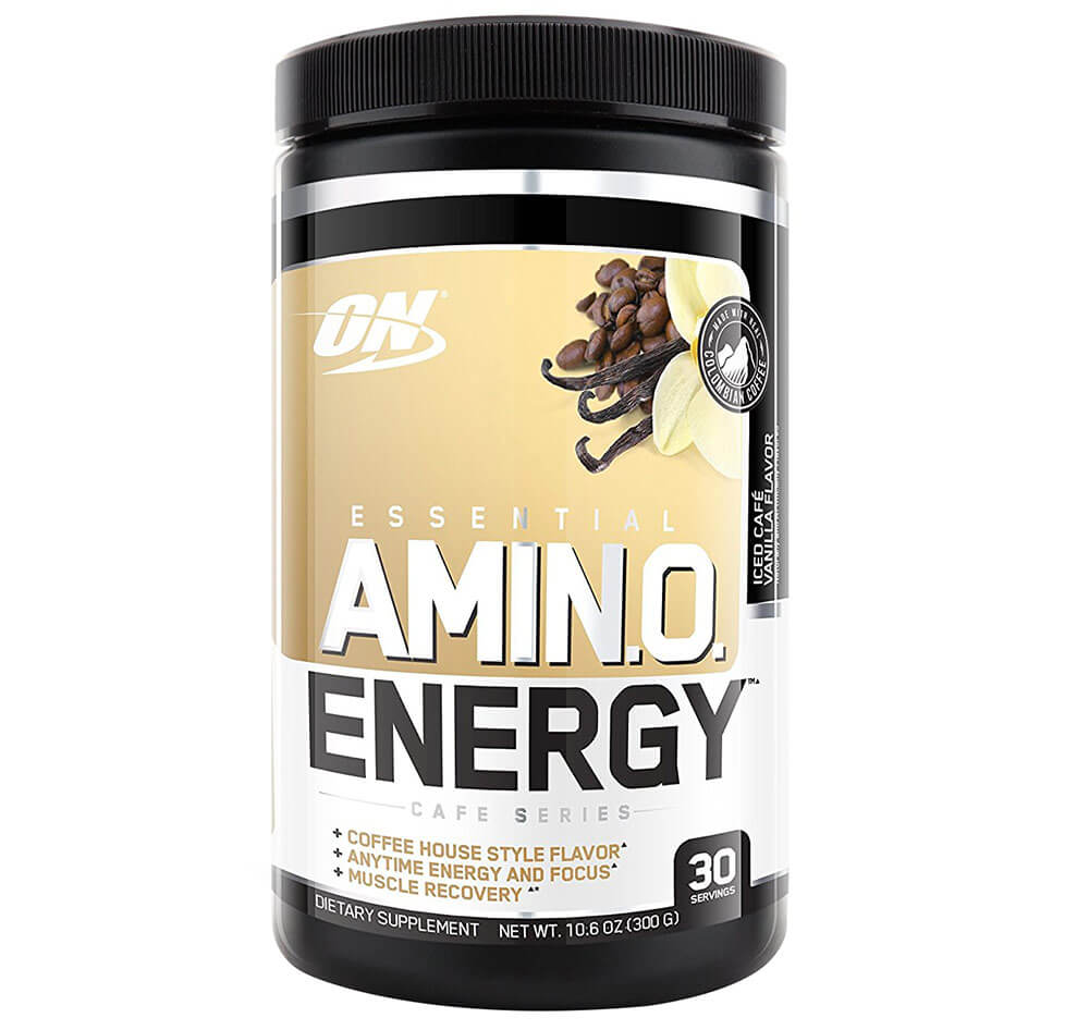 ON (Optimum Nutrition) Essential Amino Energy,  0.66 lb  30 Servings  Iced Cafe Vanilla 
