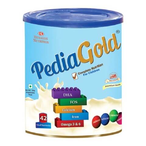 Hexagon Nutrition Pedia Gold, Vanilla 0.4 kg Hexagon Nutrition Pedia Gold, Vanilla 0.4 kg