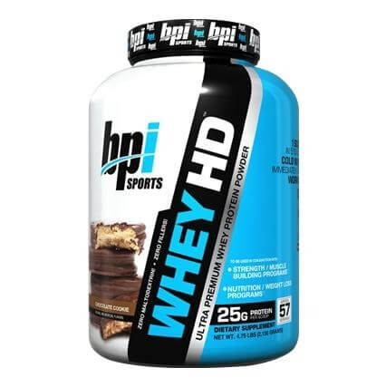 BPI Sports Whey-HD Ultra Premium, 4.75 lb Chocolate Cookie BPI Sports Whey-HD Ultra Premium, 4.75 lb Chocolate Cookie