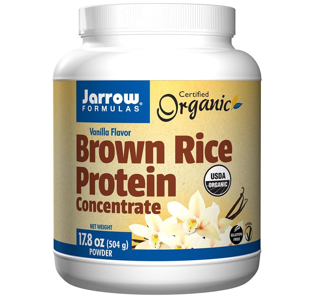 Jarrow Formulas Brown Rice Protein Concentrate,  1.1 lb  Vanilla 