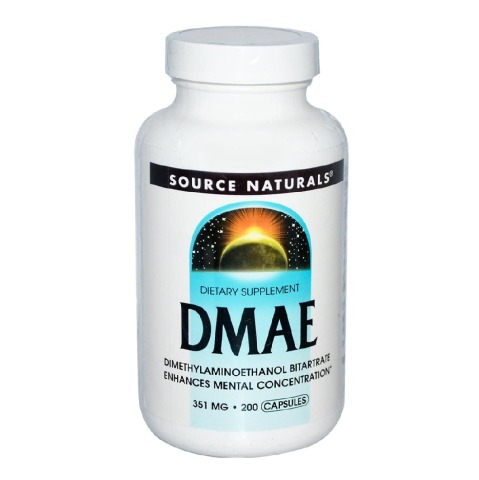 Source Naturals DMAE 351 mg,  200 tablet(s) 