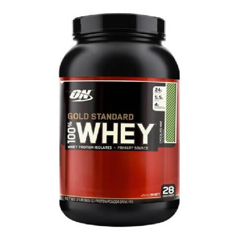 ON (Optimum Nutrition) Gold Standard 100% Whey Protein, 2 lb Chocolate Mint ON (Optimum Nutrition) Gold Standard 100% Whey Protein, 2 lb Chocolate Mint