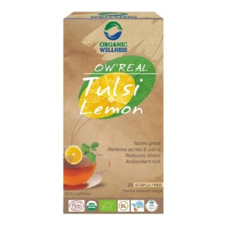 Organic Wellness OW'Real Tulsi Lemon, 25 Tea Bag(s) Unflavoured