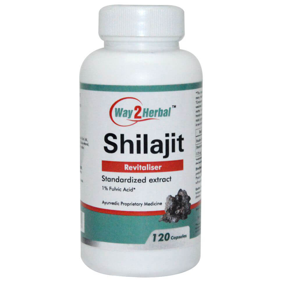 Way2Herbal Shilajit,  120 capsules 