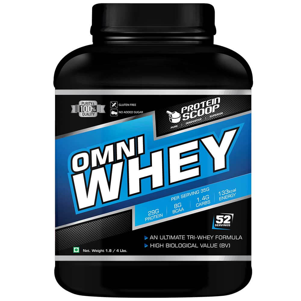Protein Scoop Omni Whey,  4 lb  Strawberry 