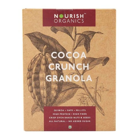 Nourish Organics Crunch Granola, Cocoa 0.3 kg Nourish Organics Crunch Granola, Cocoa 0.3 kg