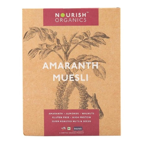 Nourish Organics Amaranth Muesli, Unflavoured 0.300 kg Nourish Organics Amaranth Muesli, Unflavoured 0.300 kg