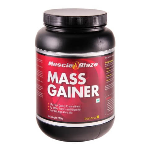 MuscleBlaze Mass Gainer,  1.1 lb  Banana Old 