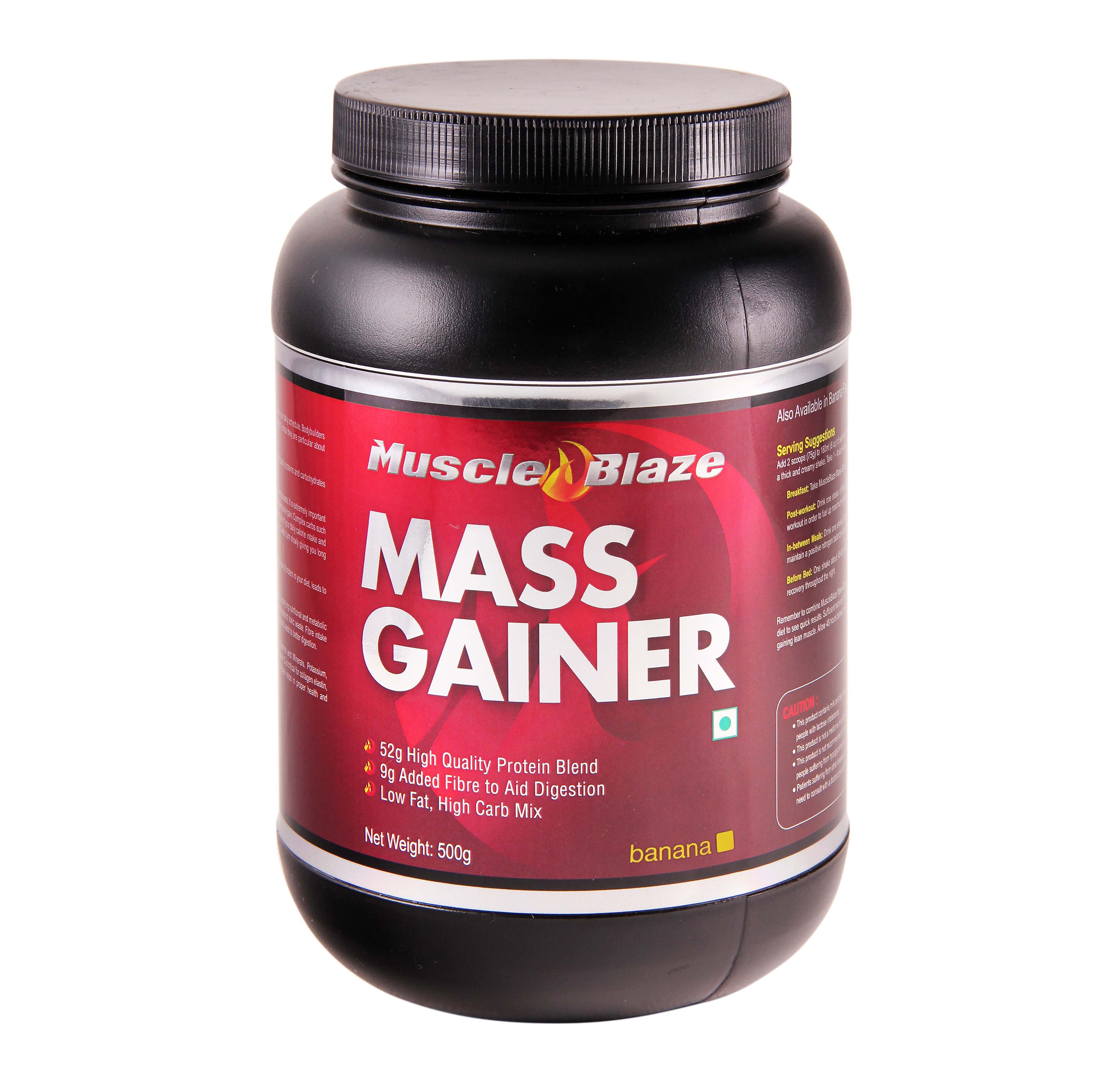 MuscleBlaze Mass Gainer,  1.1 lb  Banana Old 