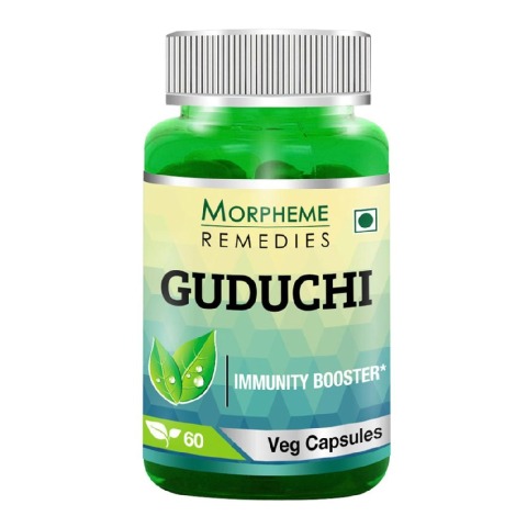 Morpheme Remedies Guduchi (500 mg), 60 veggie capsule(s) Morpheme Remedies Guduchi (500 mg), 60 veggie capsule(s)